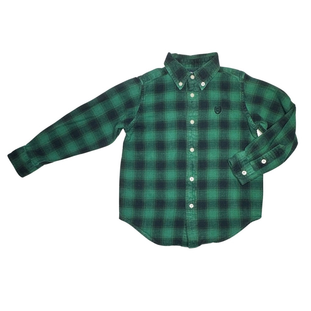 Chaps‎ Plaid Flannel Button Up Shirt